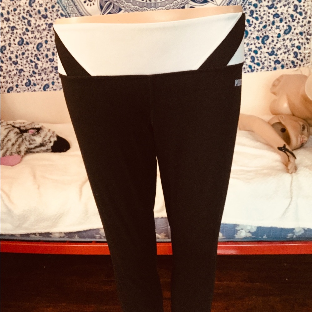 Pink yoga pants